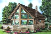 Contemporary Style House Plan - 3 Beds 1 Baths 1122 Sq/Ft Plan #18-294 