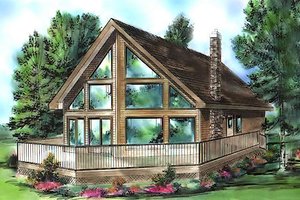 Architectural House Design - Contemporary Exterior - Front Elevation Plan #18-294