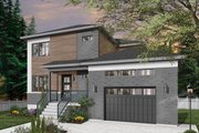 Contemporary Style House Plan - 3 Beds 2.5 Baths 2105 Sq/Ft Plan #23-2706 