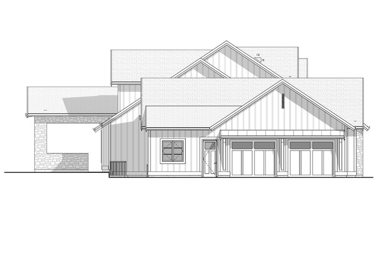Home Plan - Exterior - Other Elevation for Farmhouse House Plan #1086-23 - 4 bed, 2.5 bath