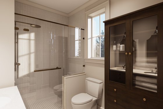 Interior - Master Bathroom 2 for Farmhouse House Plan #1114-4 - 3 bed, 2 bath