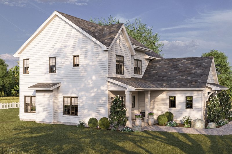 House Plan Design - Exterior - Other Elevation 1 for Farmhouse House Plan #455-561 - 4 bed, 2.5 bath
