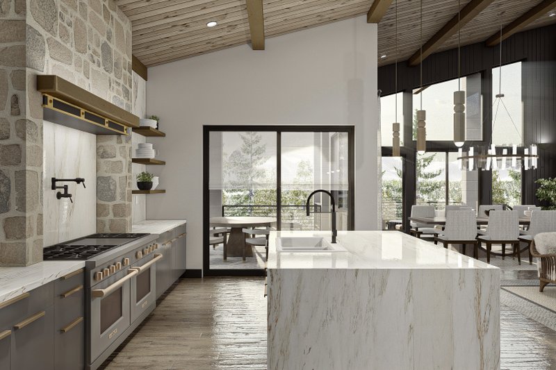 Dream House Plan - Interior - Kitchen for Modern House Plan #455-292 - 1 bed, 1.5 bath