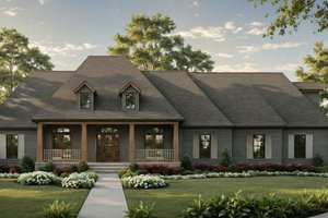 House Blueprint - Country Exterior - Front Elevation Plan #21-631