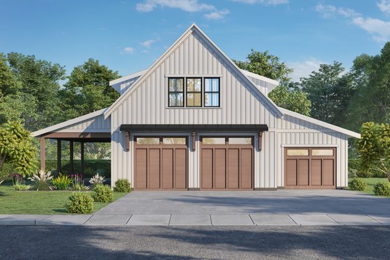 Small Barndominium with Shop