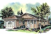 Ranch Style House Plan - 2 Beds 1 Baths 1019 Sq/Ft Plan #18-151 
