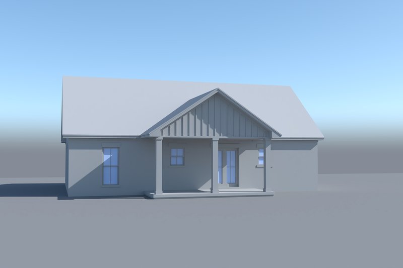 Architectural House Design - User Generated 1 for Farmhouse House Plan #430-445 - 3 bed, 2 bath