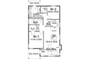 Cottage Style House Plan - 2 Beds 1 Baths 951 Sq/Ft Plan #126-269 