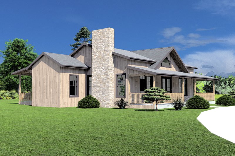 House Blueprint - Photo 11 for Farmhouse House Plan #1109-14 - 2 bed, 3 bath