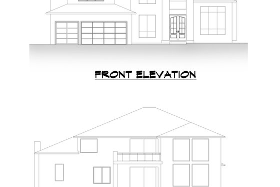 Exterior - Other Elevation 3 for Mediterranean House Plan #1066-108 - 5 bed, 4.5 bath