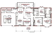 Country Style House Plan - 3 Beds 2 Baths 2240 Sq/Ft Plan #63-289 