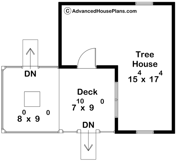 House Blueprint - Traditional Floor Plan - Main Floor Plan #455-412