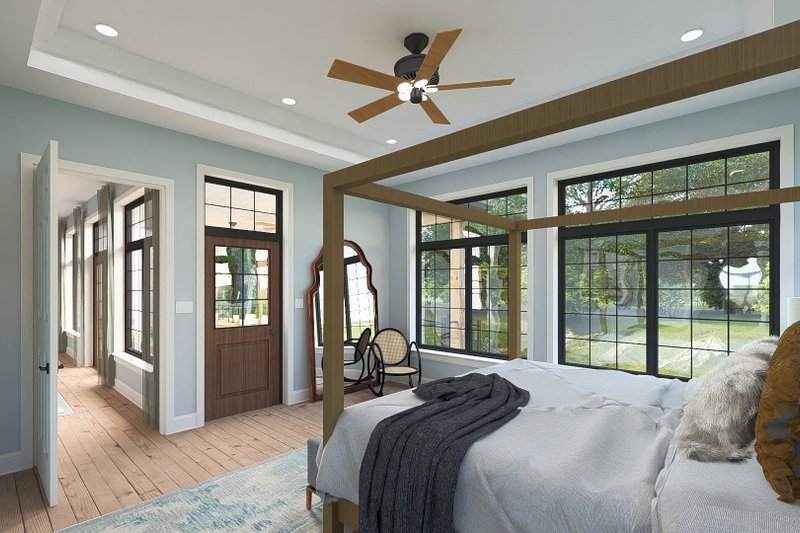 House Blueprint - Interior - Master Bedroom 3 for Farmhouse House Plan #1060-238 - 3 bed, 2.5 bath