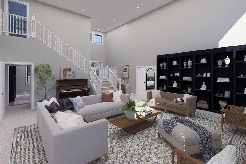 Home Plan - Interior - Family Room for Traditional House Plan #1060-269 - 3 bed, 2.5 bath