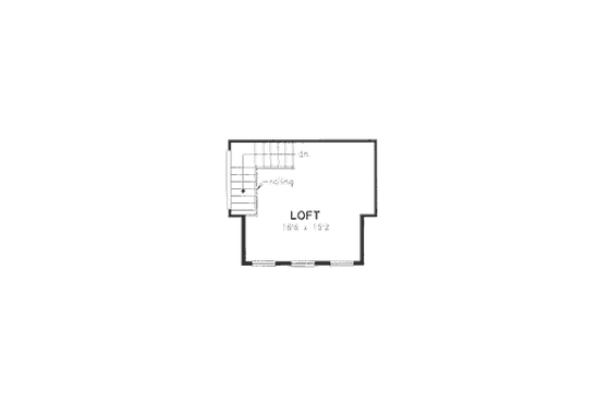 Floor Plan - Other Floor for Traditional House Plan #18-9064 - 2 bed, 2 bath