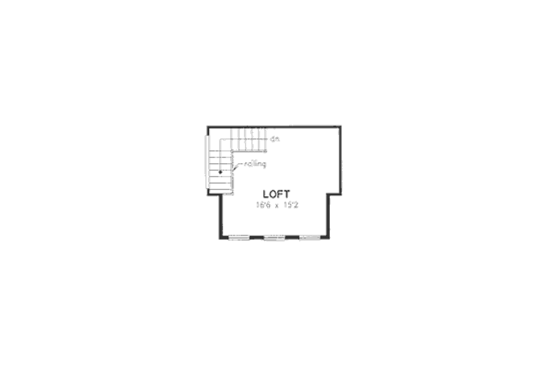 Home Plan - Floor Plan - Other Floor for Traditional House Plan #18-9064 - 2 bed, 2 bath