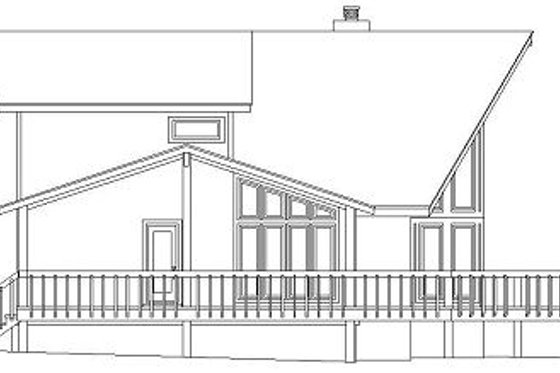 Exterior - Other Elevation 1 for Contemporary House Plan #81-709 - 3 bed, 3 bath