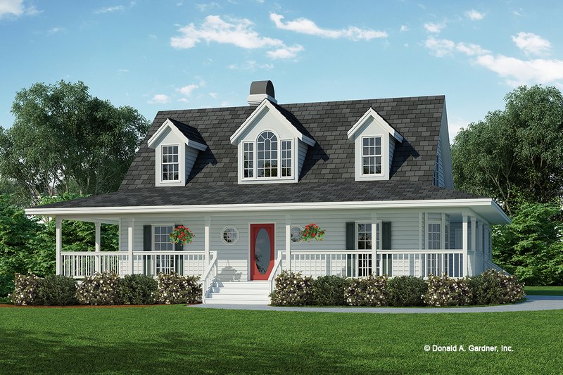 House Plan Design - Farmhouse Exterior - Front Elevation Plan #929-77