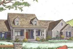 Country Exterior - Front Elevation Plan #310-231