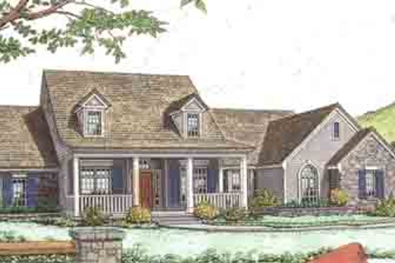 Home Plan - Country Exterior - Front Elevation Plan #310-231