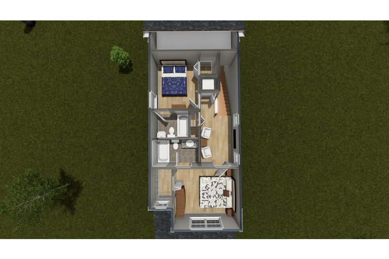 Dream House Plan - Floor Plan - Upper Floor 1 for Cottage House Plan #513-2439 - 3 bed, 3 bath