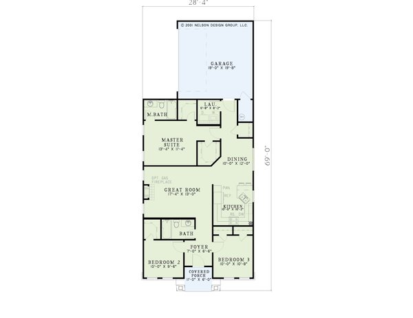 Dream House Plan - Southern Floor Plan - Main Floor Plan #17-439