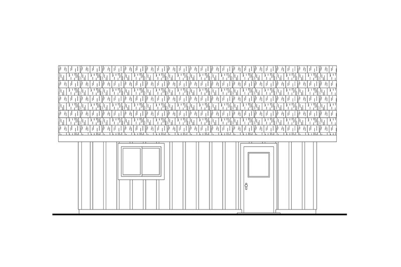 House Blueprint - Exterior - Other Elevation for Craftsman House Plan #124-1421, 0 bath