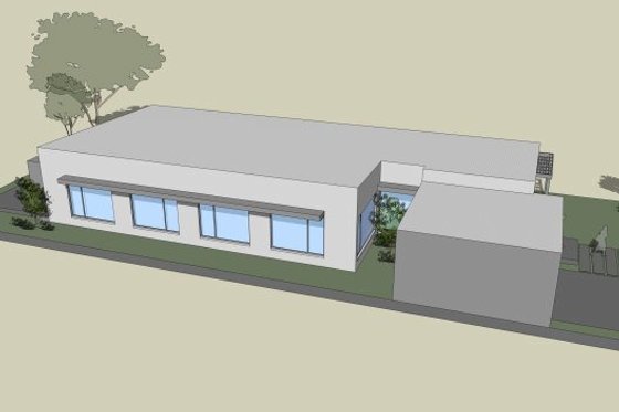 Exterior - Other Elevation 3 for Modern House Plan #496-24 - 3 bed, 2.5 bath