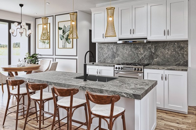 Home Plan - Interior - Kitchen for Craftsman House Plan #54-426 - 3 bed, 2 bath