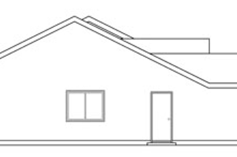 Home Plan - Exterior - Other Elevation House Plan #124-806 - 4 bed, 2 bath