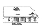Country Style House Plan - 3 Beds 2 Baths 2036 Sq/Ft Plan #34-157 