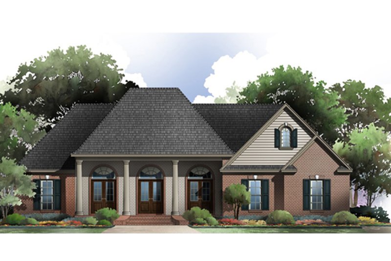 Home Plan - Country Exterior - Front Elevation Plan #21-360