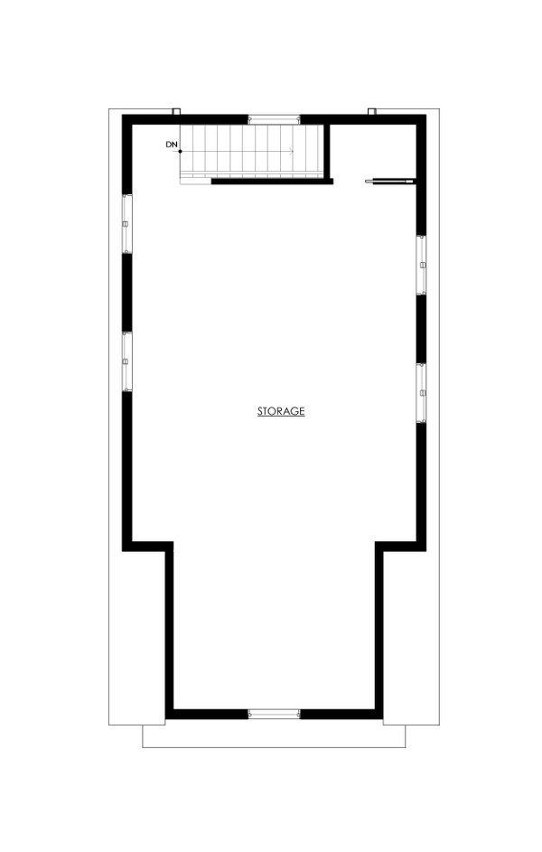 Farmhouse Floor Plan - Upper Floor Plan #1114-30