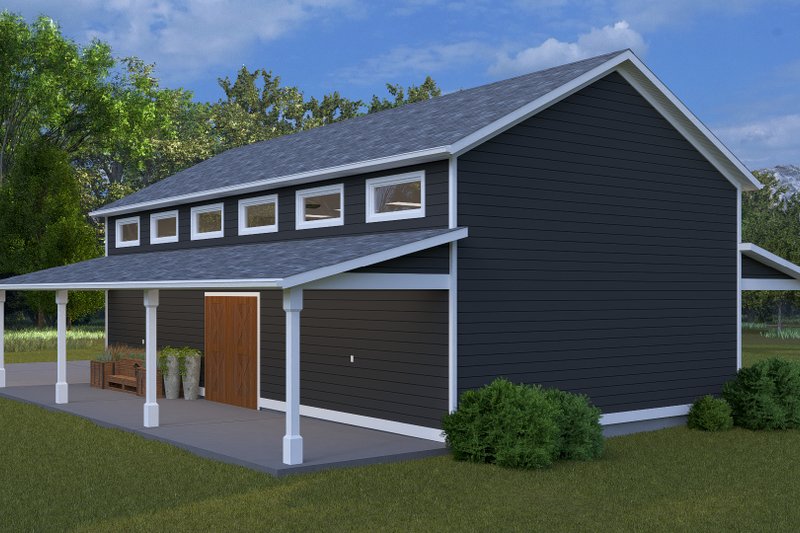 House Blueprint - Exterior - Other Elevation for Traditional House Plan #1060-276, 0 bath
