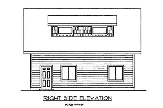 Exterior - Other Elevation for Country House Plan #117-750, 2 bath