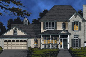Traditional Exterior - Front Elevation Plan #40-385