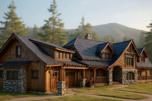 Craftsman Exterior - Front Elevation Plan #921-8