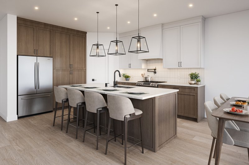 Dream House Plan - Interior - Kitchen for Prairie House Plan #1100-8 - 4 bed, 2.5 bath