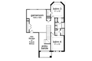 European Style House Plan - 4 Beds 3 Baths 2928 Sq/Ft Plan #84-260 