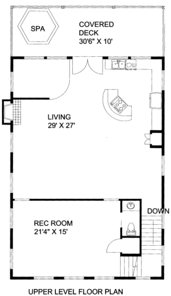 Bungalow Floor Plan - Main Floor Plan #117-800