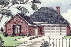 Traditional Exterior - Front Elevation Plan #16-112