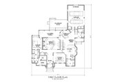 European Style House Plan - 4 Beds 3.5 Baths 3713 Sq/Ft Plan #1054-44 