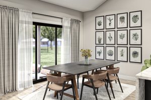 Interior - Dining Room for Modern House Plan #455-643 - 3 bed, 2 bath