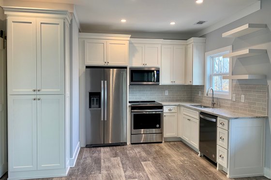 Interior - Kitchen for Country House Plan #437-98 - 2 bed, 1 bath