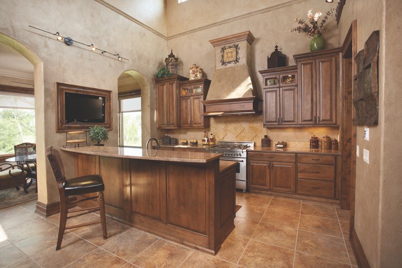 Home Plan - Photo 7 for European House Plan #70-1052 - 2 bed, 2 bath