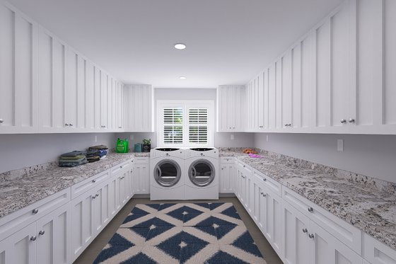 Interior - Laundry 1 for Craftsman House Plan #1060-263 - 4 bed, 2.5 bath