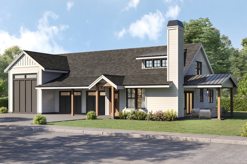Home Plan - Exterior - Other Elevation for Classical House Plan #1070-192 - 1 bed, 1.5 bath