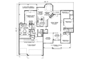 Traditional Style House Plan - 4 Beds 2.5 Baths 2478 Sq/Ft Plan #17-177 