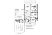 Traditional Style House Plan - 3 Beds 2 Baths 1362 Sq/Ft Plan #45-620 