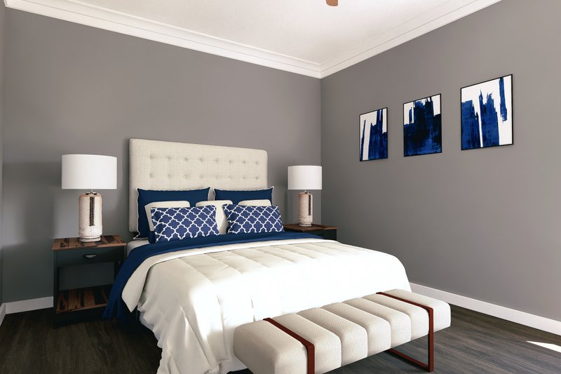 Dream House Plan - Interior - Master Bedroom for Cottage House Plan #44-229 - 3 bed, 2 bath